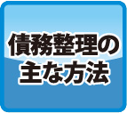 債務整理の主な方法